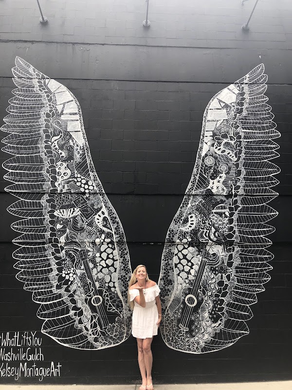 Nashville WhatLiftsYou Wings Mural
