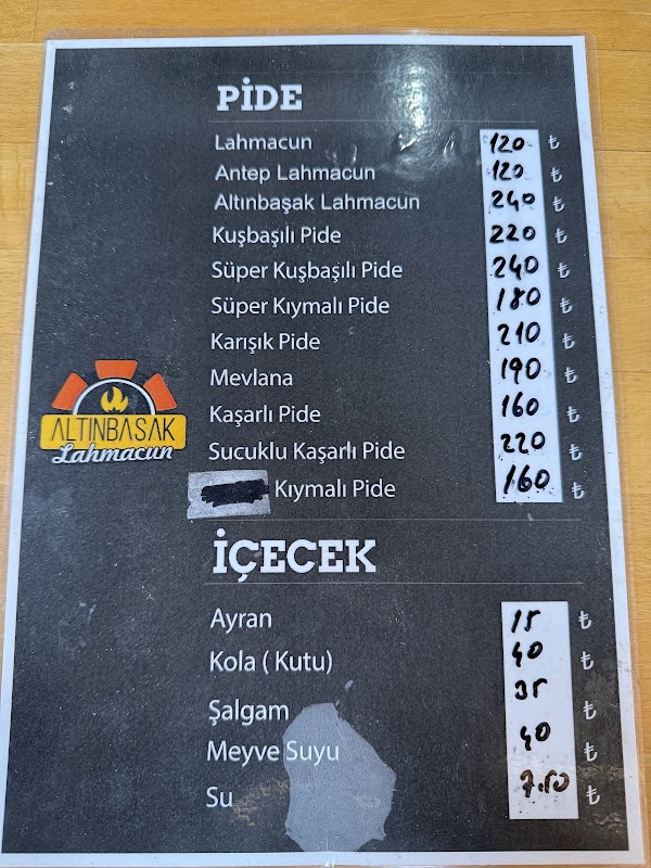 Altınbaşak pide kebap