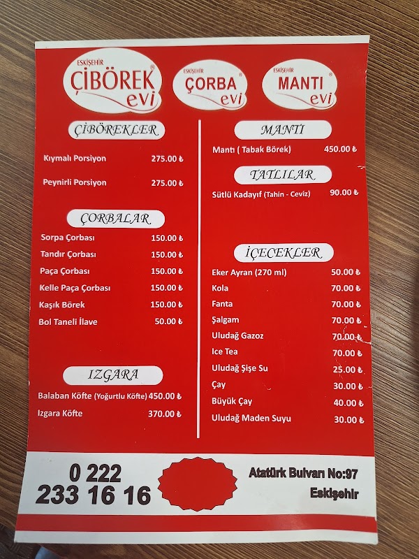 Eskişehir Çibörek Evi