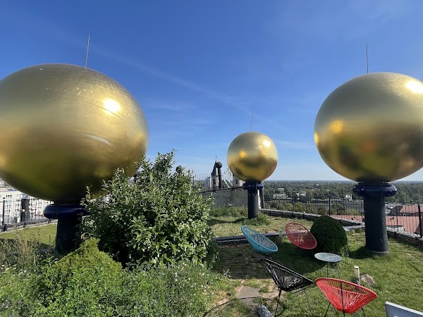 Hundertwassers "Grüne Zitadelle" von Magdeburg