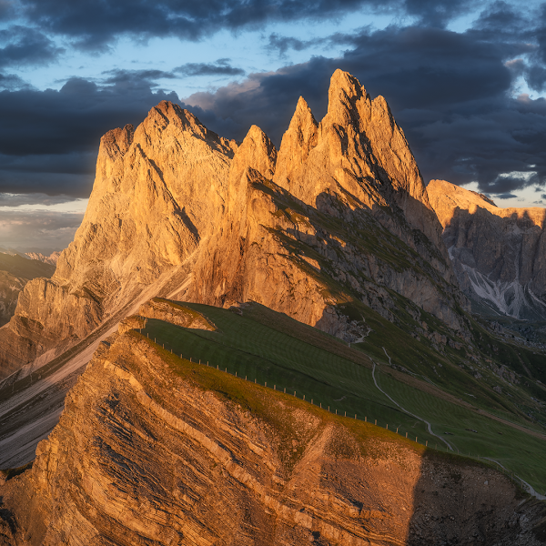 Seceda famous view