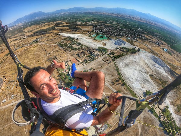 Pamukkale Hot Air Balloon & Pamukkale Paragliding-White Paradise Travel