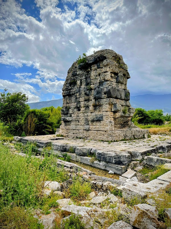 Ancient City Of Limyra Remains.